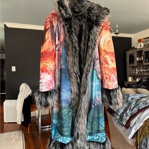 Nature Fur Fitted Coat
